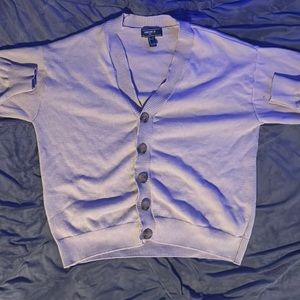 Means tan cardigan new